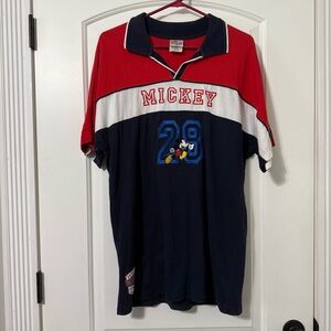 Vintage The Disney Store Men’s Polo Shirt Size Medium Mickey
